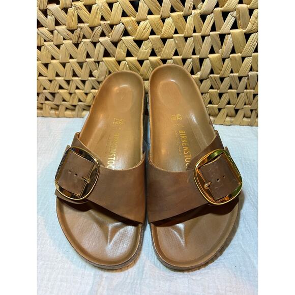 Birkenstock Madrid – Cognac – EU 42 / US 11 – Excellent Condition - Picture 2 of 4
